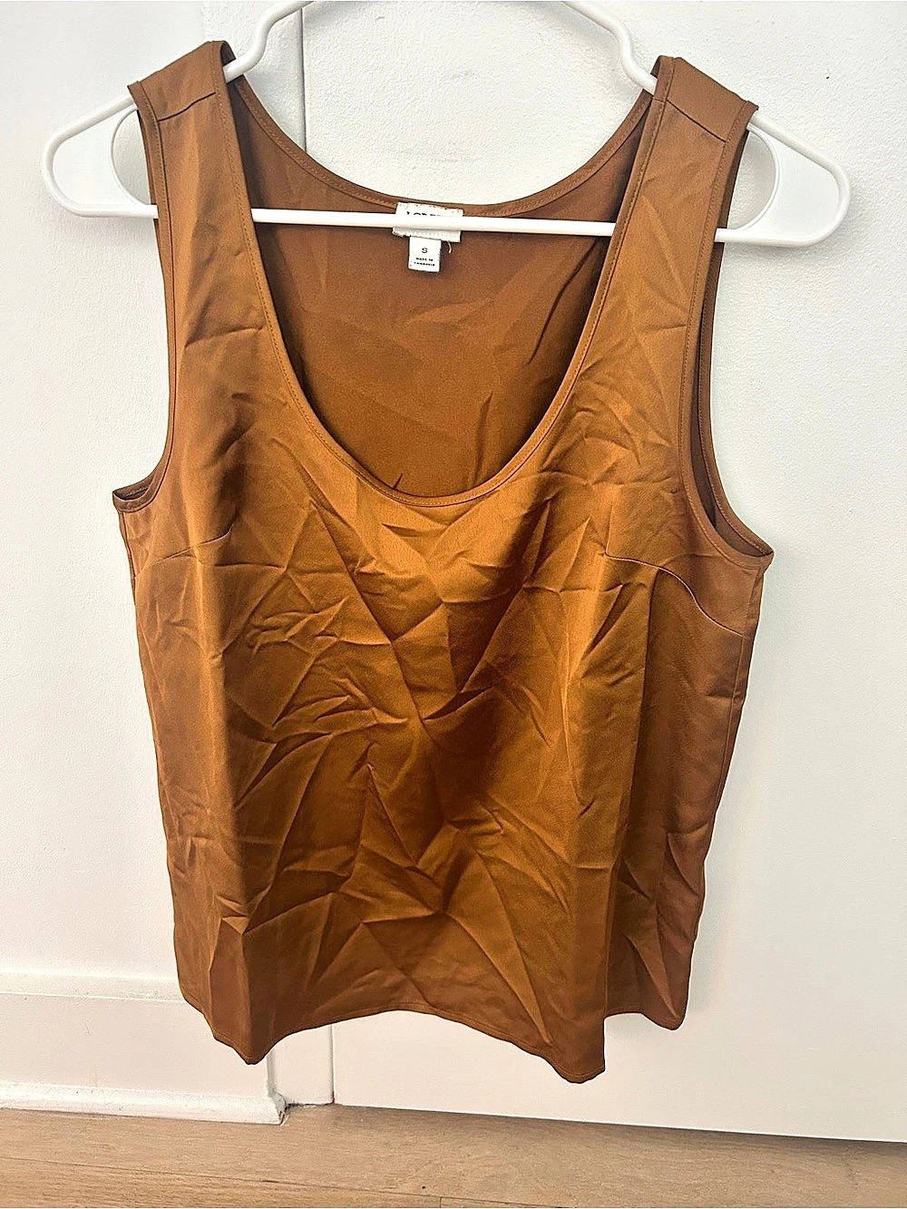 J.Crew Gold Tank Top Size Small Like New